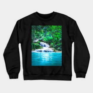 nature waterfall Crewneck Sweatshirt